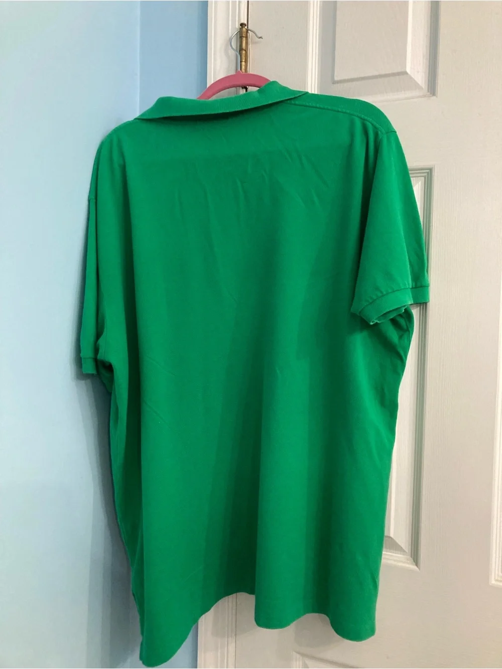 Ralph Lauren Green Short-Sleeve Polo with Navy Logo